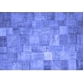 thumbnail image 1 of Ahgly Company Machine Washable Indoor Rectangle Patchwork Blue Transitional Area Rugs, 5' x 8', 1 of 4