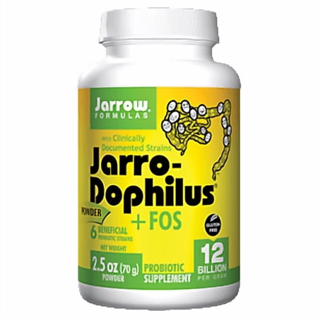 Jarrow Formulas Jarro-Dophilus + FOS Powder, Immune & Wellness, 12 Billion Cells, 2.5 Oz Powder