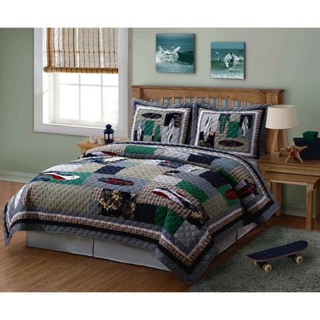 My World Surfing USA 3 Piece Quilt Set
