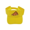 thumbnail image 2 of Gravity Threads Men's Pizza Boy Yellow Visor, 2 of 4