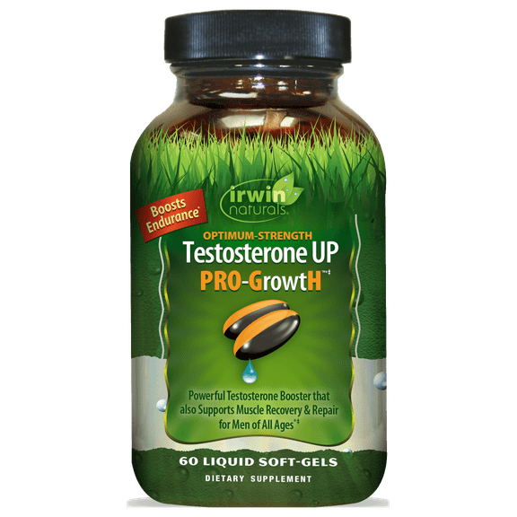 Irwin Naturals Testosterone UP PRO-Growth 60 Liquid Softgels