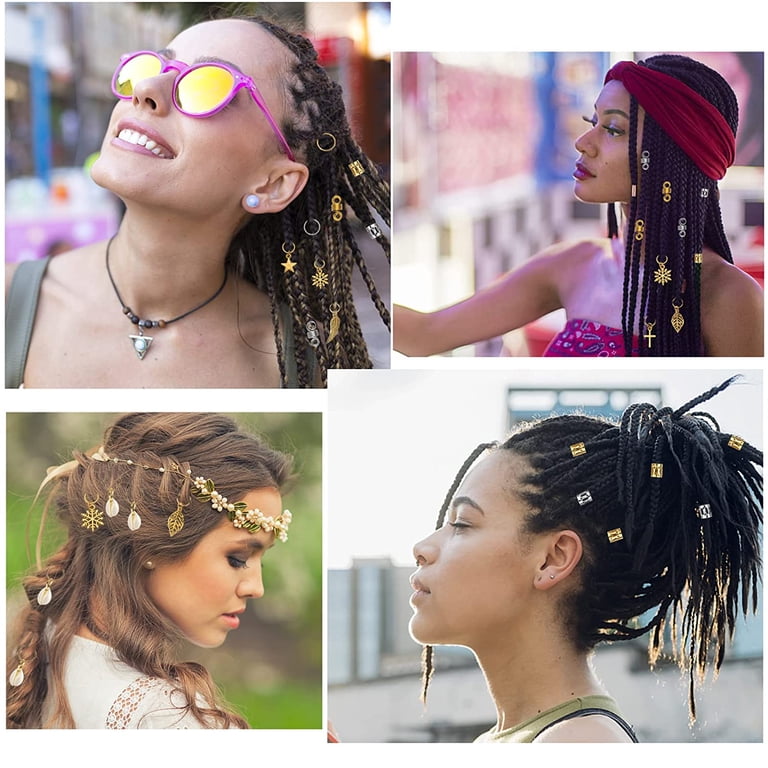 200PCS Hair Beads for Women Braids, Loc Jewelry for Hair  display picture 1
