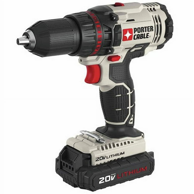 Restored Porter Cable PCCK604L2R 20V MAX Cordless Lithium Ion Drill Driver and Impact Drill Kit Refurbished Walmart