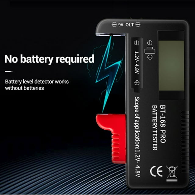 Probador 168Pro Probador De Capacidad De Batería Digital Equipo De Prueba Pantalla LCD Para Batería De 1,2 V-4,8 V