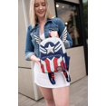 thumbnail image 6 of Loungefly Marvel Falcon Captain America Cosplay Womens Double Strap Shoulder Bag Purse, 6 of 6