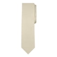 thumbnail image 2 of Jacob Alexander Boy's Regular Self Tie Prep Solid Color Necktie - Champagne, 2 of 6
