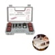 thumbnail image 5 of Kit De Lijadora De Tambor De 20 Piezas Multifuncional Con Husillo 80/120 Mangas Estuche De Transporte Accesorio De Lijadora De Tambor Juego De Prensa De Taladro De Lijado Para Carpintería Carpintería Noticed TO001670-00, 5 of 5