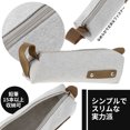 thumbnail image 3 of Unique Bargains Pen Case Canvas Pouch Simple Stationery Bag Gray, 3 of 6