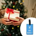 thumbnail image 4 of Unique Bargains 1 Pc MY BAG Pattern Luggage Tag for Travelling Blue, 4 of 5