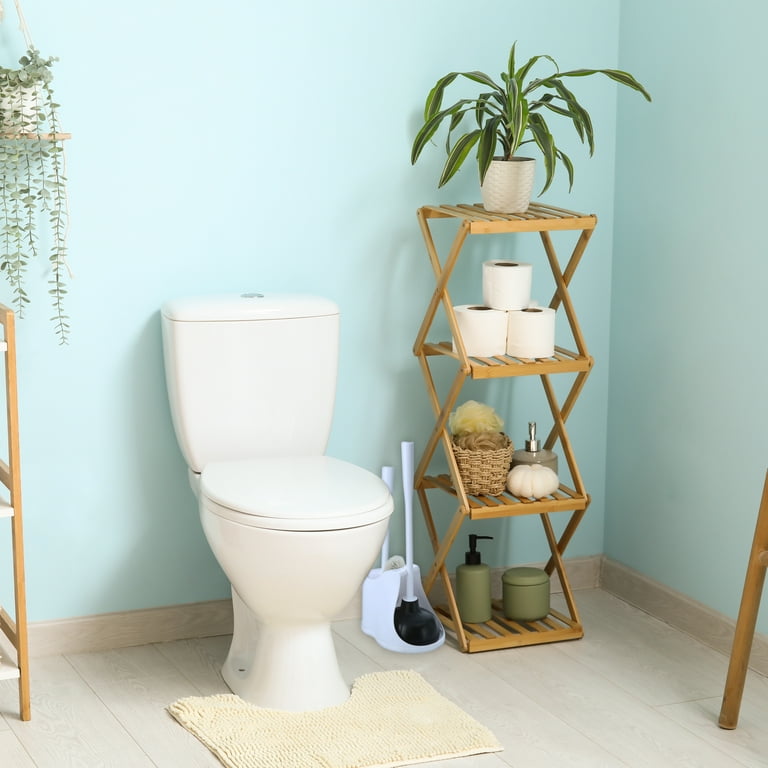 Mainstays 3-Piece Toilet Plunger and Brush Set with Caddy photo 2