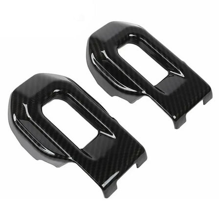 Car Front Engine Hood Lock Latches Buckle Pins Decoration Cover Trim Carbon Fiber Look For Jeep For Wrangler JL 2018-2023