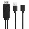 thumbnail image 1 of USB Female to HDMI-compatible Male 1080P HDTV TV Digital AV Adapter Cable Wire., 1 of 8