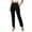 *Black, variant on VBVC Women's High Waisted Pleated Dress Pants , Straight Leg Work Trousers For Women,Ladies' Office Ankle Pants with Pockets,Beige,S-2XL