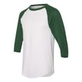 thumbnail image 2 of Augusta Sportswear Three-Quarter Raglan Sleeve Baseball Jersey, 2 of 4