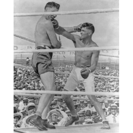 The Knockout Blow In The Jack Dempsey-Jess Willard Fight History (24 x 36)