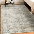 thumbnail image 2 of Ultrug Vintage Floral Rugs Soft Boho Area Rug Indoor Carpet for Living Room Bedroom Home Decor,4'x6',Light Yellow, 2 of 7