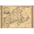 thumbnail image 1 of 24"x36" Gallery Poster, Map of Nova Scotia and Cape Breton 1768, 1 of 1