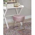 thumbnail image 3 of Brickton Accent Vanity Stool, Pink, 3 of 6
