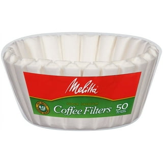 Tupkee Commercial Large Coffee Filters - 12-Cup Coffee Filters, 500-Count, White - Compatible with Wilbur Curtis, Bloomfield, Bunn Coffee Maker