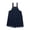 Dark Blue, variant on JLMSPLWG Teen Denim Jumpsuit Girl Vintage Jeans Overalls Teens Solid Color Work Outfits Kids Y2K Adjustable Bib Shorts Pant with Pockets Girl Clothes