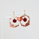 thumbnail image 3 of 1 par de de rosa retro, elegantes cortos de metal clásicos hipoalergénicos de Yuyangstore Pendientes Retro Rosa, 3 of 7