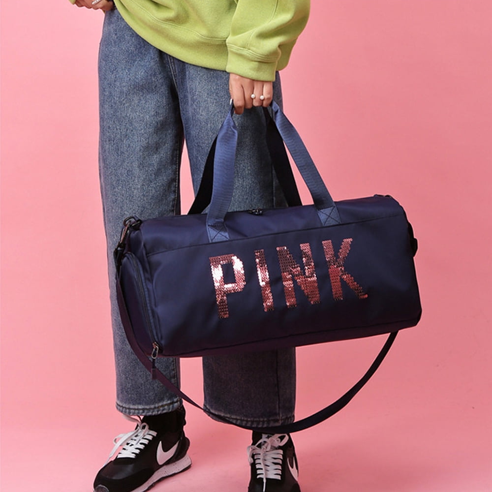 Gym Bag Travel Sports Duffel Bag for Men and Women Weekender Bag Workout Tote Bag with Dry Wet Pocket & Shoes Compartment