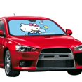 thumbnail image 2 of Windshield Sun Shade Foldable Car Front Window Sunshade For Car Suv Trucks Vans - Best Heat Shield Blocker Visor Cover Blocks Uv Rays And Keeps Your Vehicle Cool-Medium, 2 of 5
