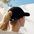 thumbnail image 1 of YiJuHui Half-Top Ponytail Baseball Cap for Women, Sun Protection UPF 50+ Hollow Out Visor Hat, Adjustable Breathable Mesh Sun Hat for Running, Hiking, Outdoor Sports, 1 of 6
