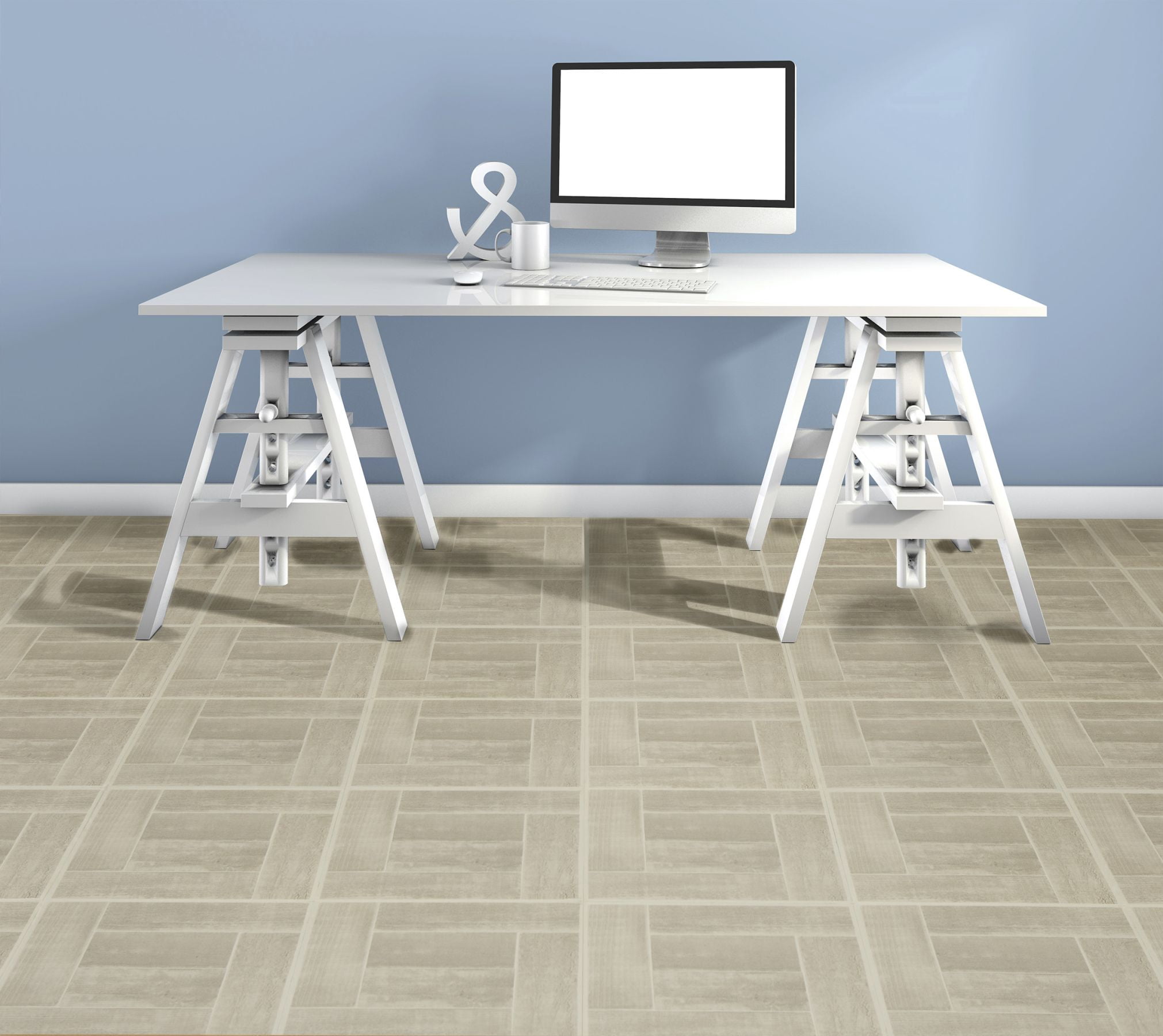 Traditional Elegance Madison Saddlewood 12x12 Self Adhesive Vinyl Floor Tile - 20 Tiles/20 sq. ft.