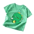 thumbnail image 2 of EGNMCR T-shirt en Coton à Manches Courtes Imprimé Couleur Unie Confortable pour Bébé Garçon et Fille Kid Rompers, 2 of 4
