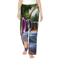 thumbnail image 2 of Lsque Colorful Tire Tunnel Park Print Women's Pajama Pants, Lounge Pant - Comfortable Home Wear,Elastic Waistband, Stylish Design-Medium, 2 of 9