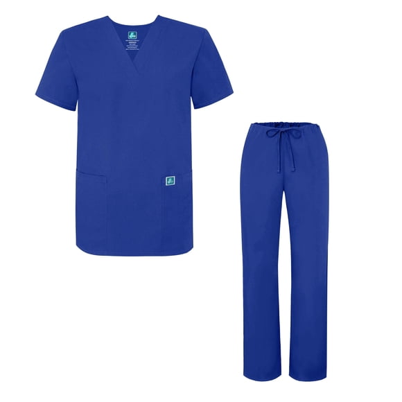 Adar Universal Medical Scrubs Set Medical Uniforms - Unisex Fit 45 colors