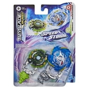 Beyblade Burst Surge Speedstorm Evo Helios Blazebringer and Jormuntor J6 Spinning Top Pack