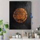 thumbnail image 4 of Qisvanset Framed Canvas Wall Art 12x16 Inch Dark Wood Tree Ring Grunge Minimal Modern Art, 4 of 5