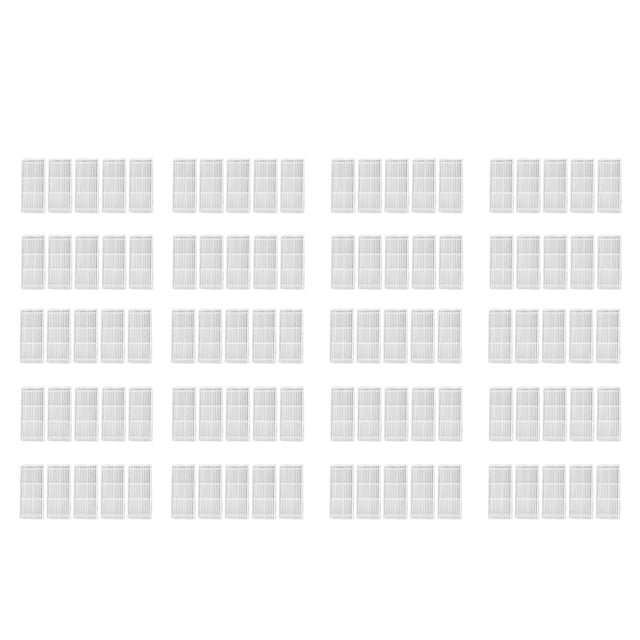 100Pcs Robot Vacuum Cleaner HEPA Filter for VCR03 Robot Vacuum Cleaner Brush Parts Accessories