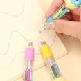 thumbnail image 5 of 3 Pcs Stylo à Bille Mini Type 4 Couleurs Tête d'Eggboy Stylo à Bille Rond 4 Couleurs, 5 of 5