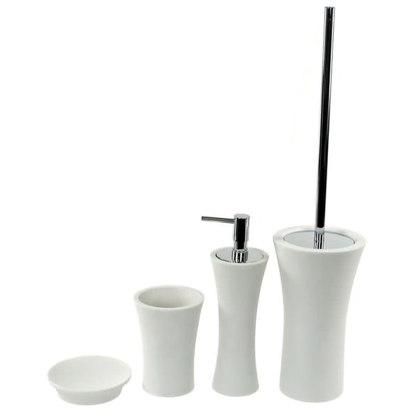 gedy by nameeks aucuba 4-piece bathroom accessory set