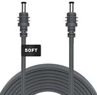 Power Cable for Starlink Mini, 15M/50FT Replacement DC to DC Power Cable for Star Link Mini Waterproof Grey