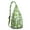 Olive-green-5, variant on Weed Aesthetic Crossbody Bag - Artistic Marijuana Leaf Illustration, Lightweight for Essentials