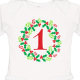 thumbnail image 4 of Inktastic Christmas First Birthday One Year Old Boys or Girls Long Sleeve Baby Bodysuit, 4 of 5