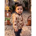 thumbnail image 4 of RUINIXCW Toddler Baby Boy Girl Windbreaker Jacket Western Cowboy Outfit Infant Boys Zip Up Hoodie Spring Fall Winter Long Sleeve Hooded Coats Outwear, 4 of 10