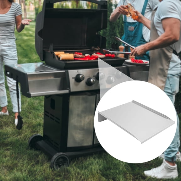 1 PCS Drip Pan, Drip Tray Liners Kit, Stainless Steel Grease Drip Tray, suitable for most types of grills and a variety of grilling activities.