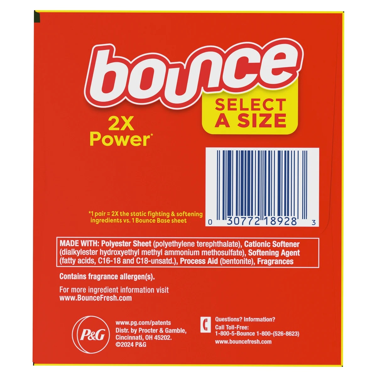 Bounce Select a Size Dryer Sheets, Outdoor Fresh, 400 Count photo 4