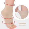 thumbnail image 4 of lanema 1Pair Breathable Elastic Ankle Gel Sleeves Skate Socks Heel Protection Socks, 4 of 10