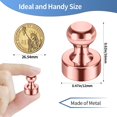 thumbnail image 2 of 12Pack Rose Gold Fridge Magnets Refrigerator Magnets Adults Magnets for Whiteboard School Office Locker Kitchen Decorative Small and Strong, 2 of 5
