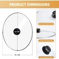 thumbnail image 2 of Oval Glass Lid 7 Quart Crock Pot lid Replacement for Hamilton & Rival Beach Slow Cooker Lid 7 QT 33474G, SCV700, SCV700SS, SCV700-KC, SCV702, SCCPVP700-S, 2 of 6
