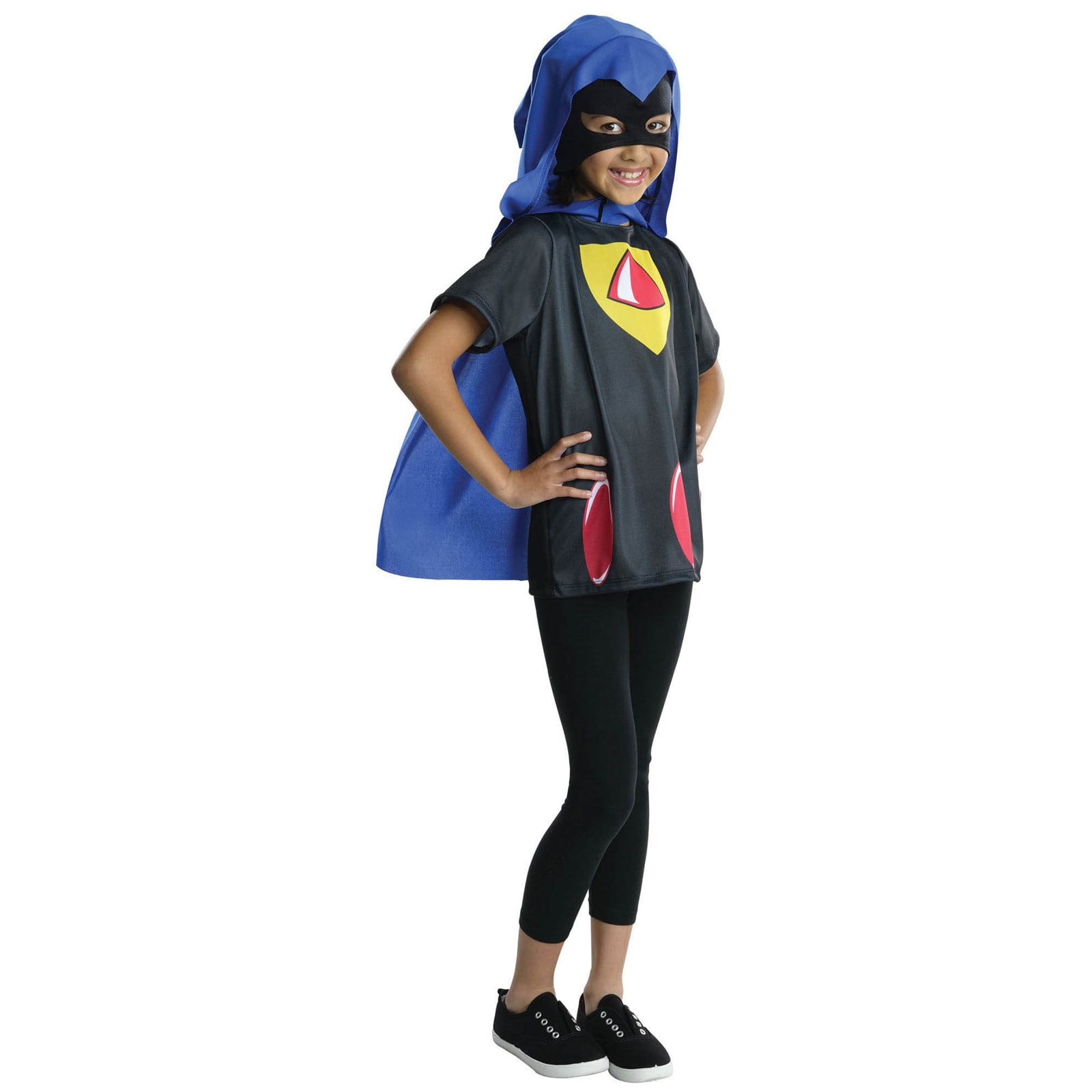 Kids Teen Titans Raven Costume Top 