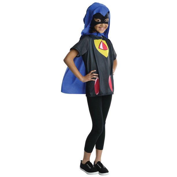 Kids Teen Titans Raven Costume Top - Walmart.com - Walmart.com