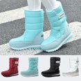 thumbnail image 6 of Oyedens Platform Skiing Boots for Women Deep Winter Fleece Lined Mid Calf Ski Trekking Boots, 6 of 7