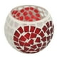 thumbnail image 5 of Candelabro de mosaico Bling Bling portavelas de vidrio, 5 of 12